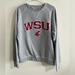 grey wsu crewneck